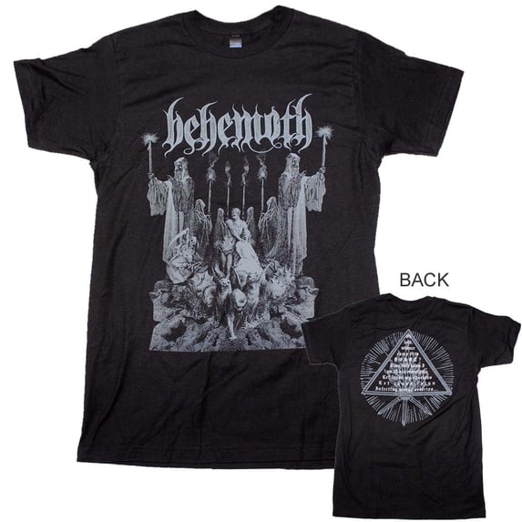 Behemoth Men's Corpse Candle T-shirt Small Black