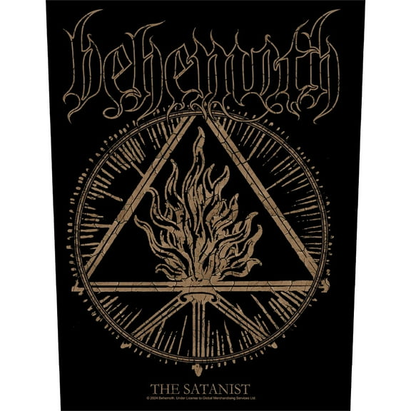 Behemoth The Satanist Band Logo Backpatch