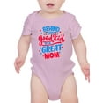 thumbnail image 1 of Behind Every Good Kid Great Mom Bodysuit Infant -Smartprints Designs,  6 Months, 1 of 4