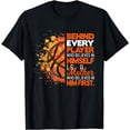 thumbnail image 1 of Behind Every Player Is A Mom Who Believes Basketball Mom T-Shirt, 1 of 4