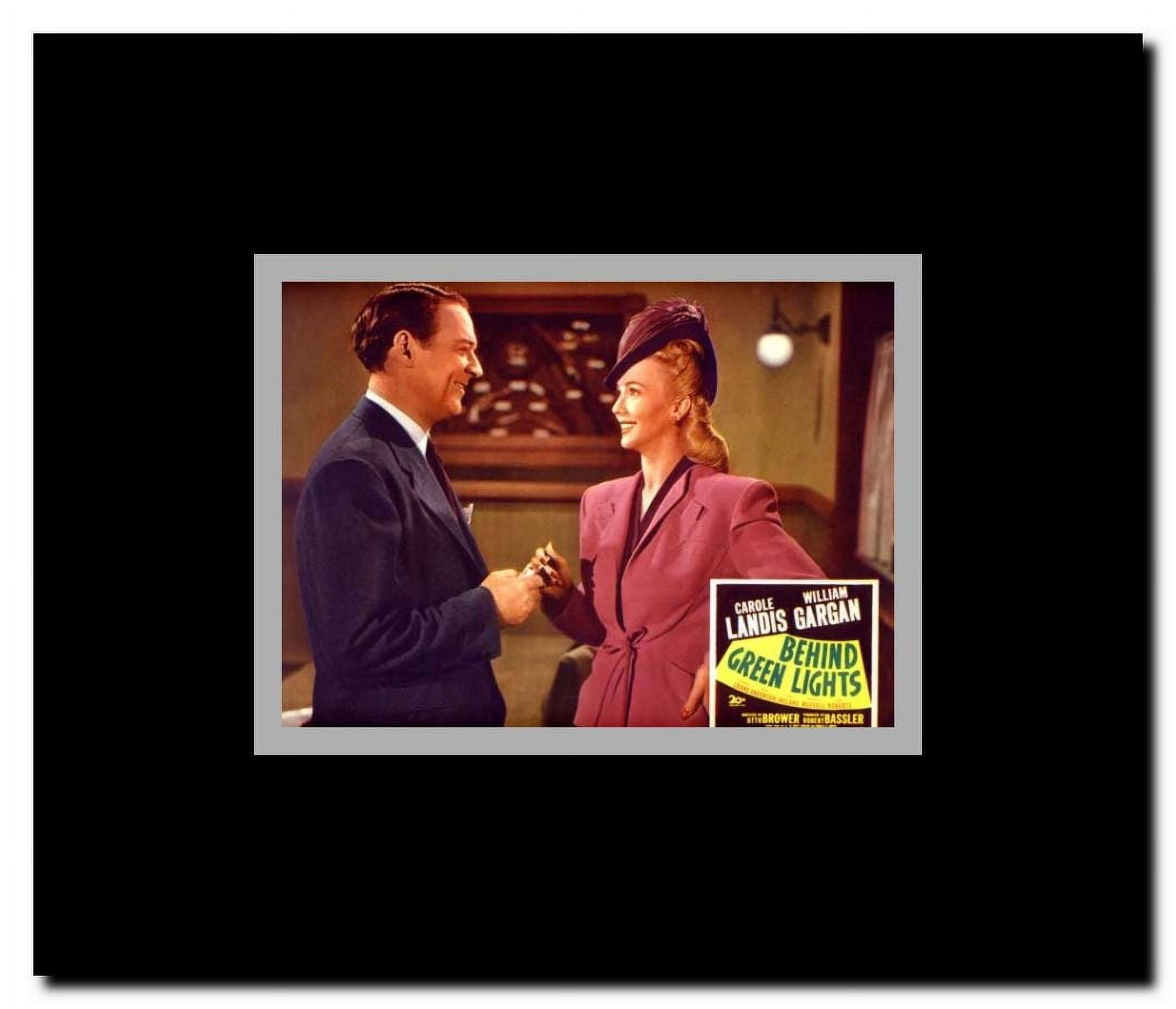 Behind Green Lights Framed Movie Poster