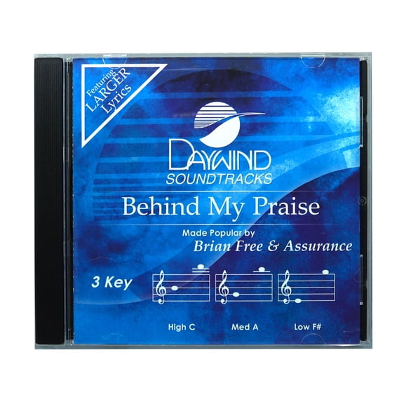 Behind My Praise Made Popular by Brian Free NEW CD Accompaniment