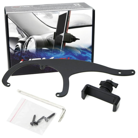 Behind Tachometer Bolt-On Mount Cell Phone GPS Black Holder For Mini Cooper R55 R56