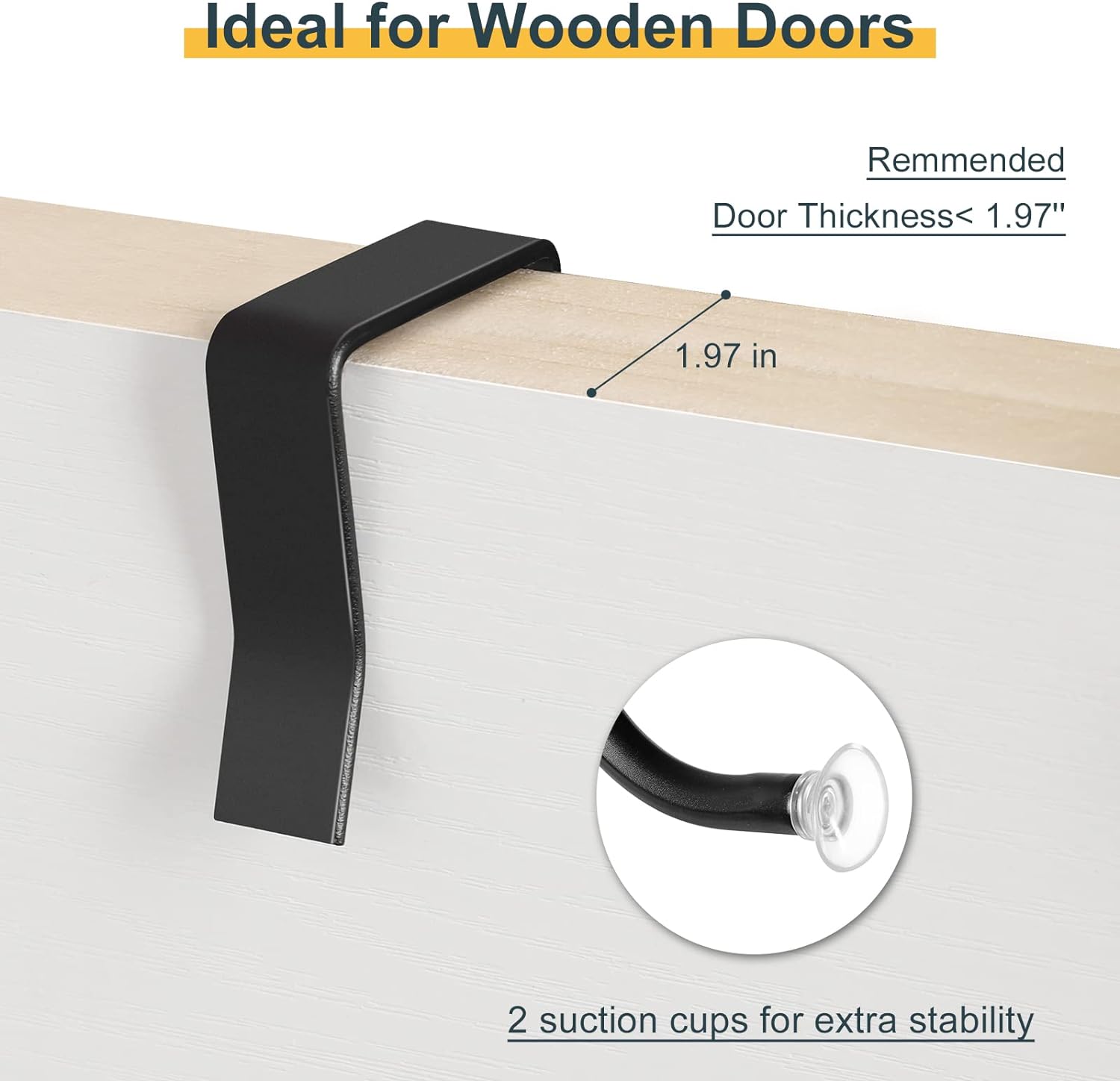 Behind The Door Hanging Basket, 4 Tier Heavy Duty Metal Shelf organizer, Metal Over The Door