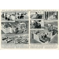 thumbnail image 1 of Behind The Scenes At Broadcasting House Poster Print By ?? Illustrated London News Ltdmary Evans, 1 of 3