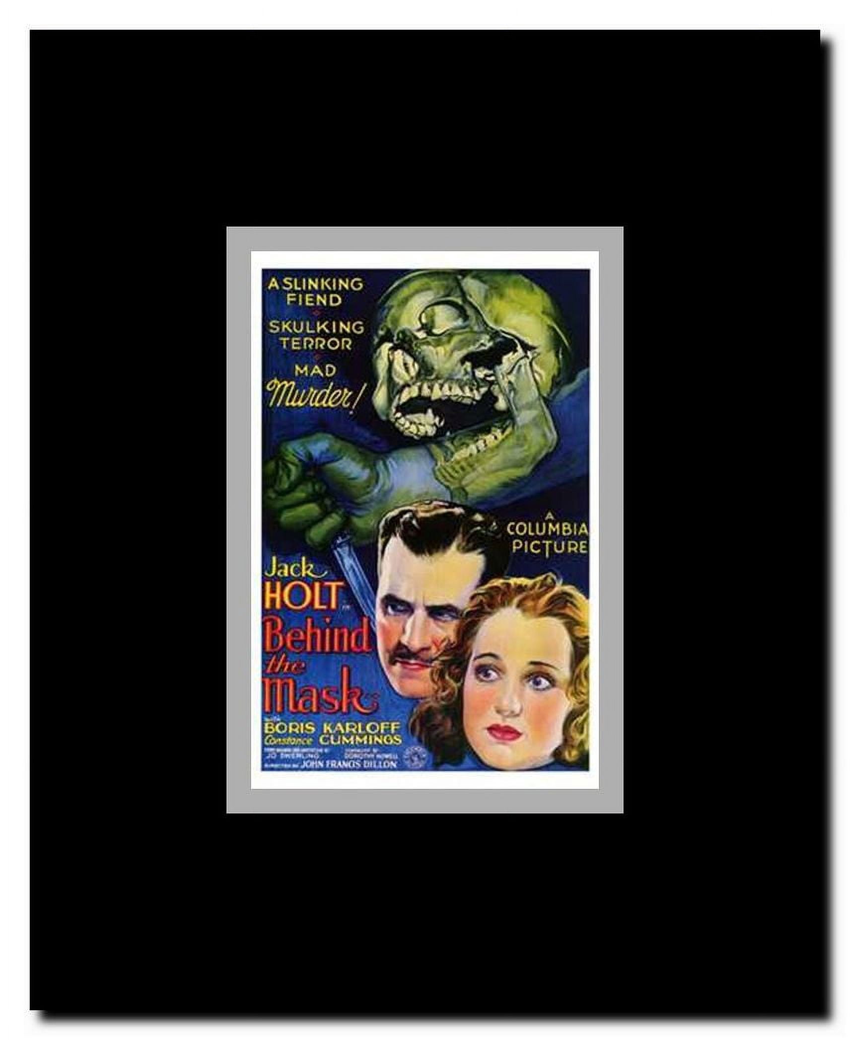 Behind the Mask Framed Movie Poster
