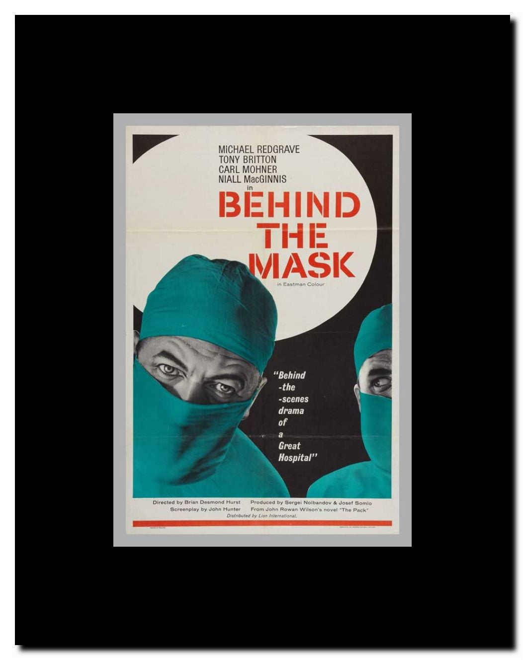Behind the Mask Framed Movie Poster