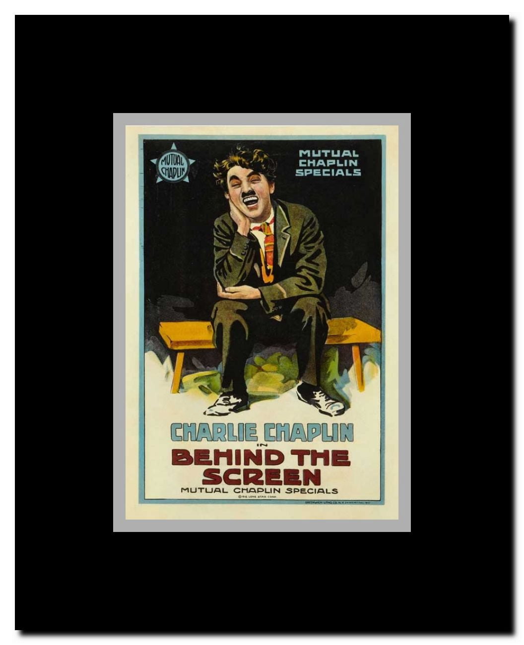 Behind the Screen Framed Movie Poster