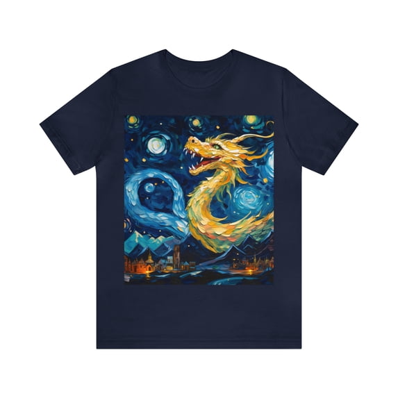Behold the Night Dragon Unisex Jersey Short Sleeve Tee