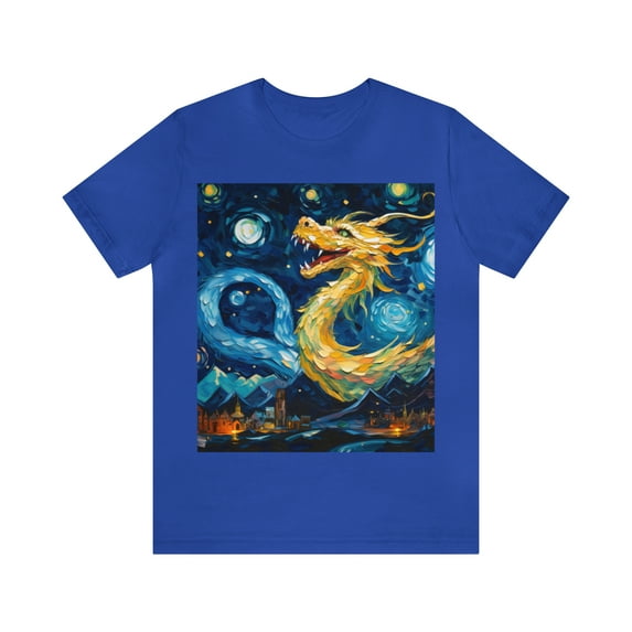 Behold the Night Dragon Unisex Jersey Short Sleeve Tee