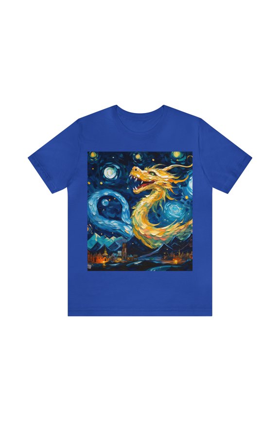 Behold the Night Dragon Unisex Jersey Short Sleeve Tee