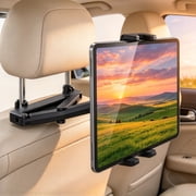 Behome Car Headrest Tablet Holder, Adjustable Tablet Holder for Car with Extension Arm, iPad Car Mount for iPad Pro, Air, Mini, Cell Phone,Galaxy Tab , All 4.7-12.9" Screen Devices