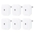 thumbnail image 1 of BN-LINK Night Light with Smart Sensor, Auto-On/Off, Dusk to Dawn Night Lights Plug into Wall 6-Pack, LED Night Lamp for Bedroom, Bathroom, Hallway, White, 1 of 7