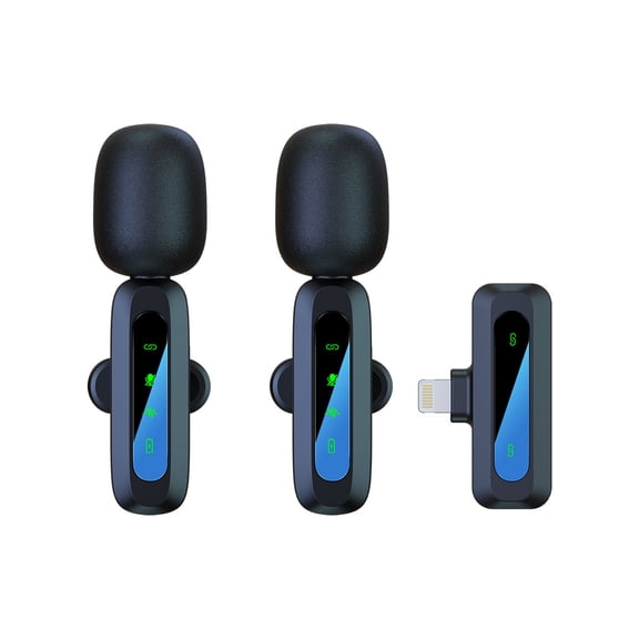 Behome Wireless Lavalier Microphone for iPhone Android