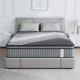 thumbnail image 1 of BEHOST 12 inch Queen Mattress in a Box, CertiPUR-US Memory Foam and Individual Pocket Springs Hybrid Mattress for Pressure Relief, 1 of 9