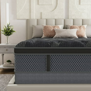 Behost 12" Twin Mattress,CertiPUR-US Certified Memory Foam Pocket Spring Mattress, King Mattress in a Box