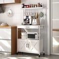Behost Baker's Racks with Cabinet, Kitchen Adjustable Storage Shelves ...