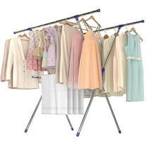 Behost Clothes Drying Rack - Foldable Drying Racks for Laundry, Stainless Steel for Indoor and Outdoor Use