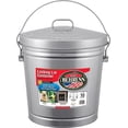 thumbnail image 1 of Behrens Locking Lid Garbage Can - Rustproof, Open Top - 10 gal, Silver, 1 of 2
