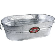 Behrens 1-OV Wash Tub, 7.5 gal Capacity, Steel Galvanized