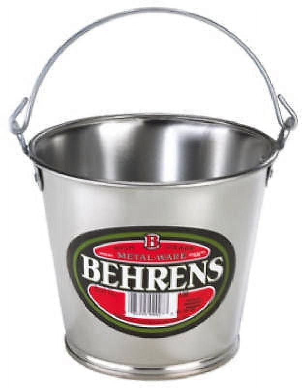 Behrens 1202GS 55 oz Galvanized Steel Water Pail / Bucket With Handle