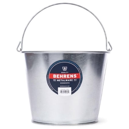 Behrens Behrens - 1205 - 5 qt. Galvanized Pail Gray