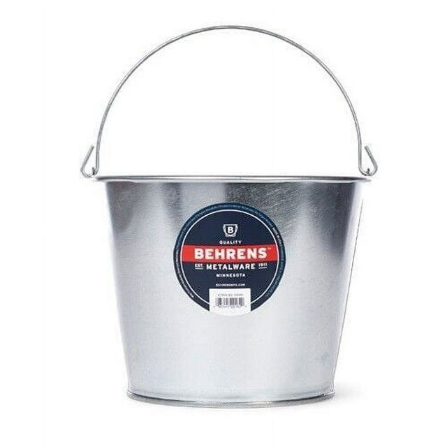 Behrens 1205GS 5Quart Size Galvanized Steel Pail / Bucket
