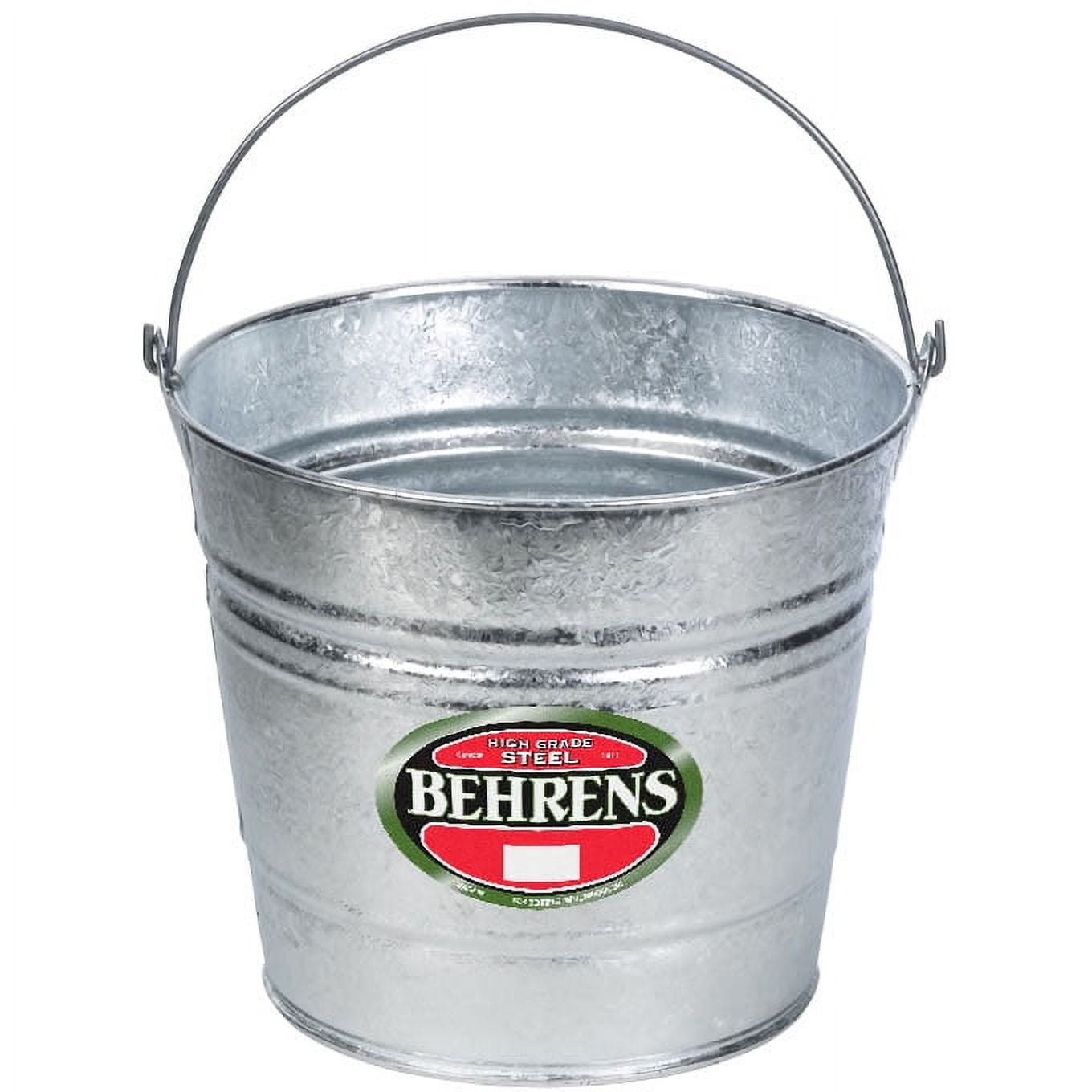 Behrens 10 qt Pail Gray