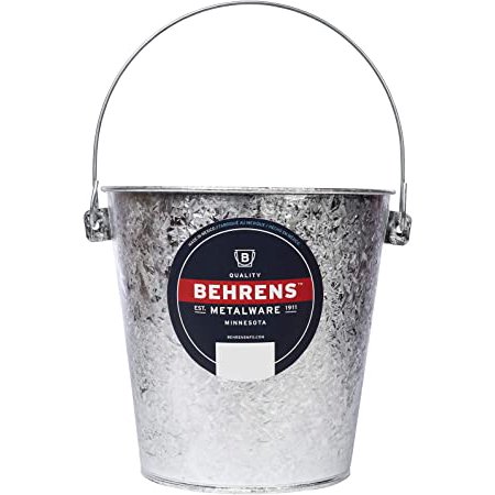 Behrens 1522 Steel Stable Pail, 22-Qt. - Quantity 1