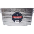 thumbnail image 1 of Behrens Utility Bucket Heavy Duty Hot Dipped Steel - 17 Gal, Silver, Single Piece, 1 of 2