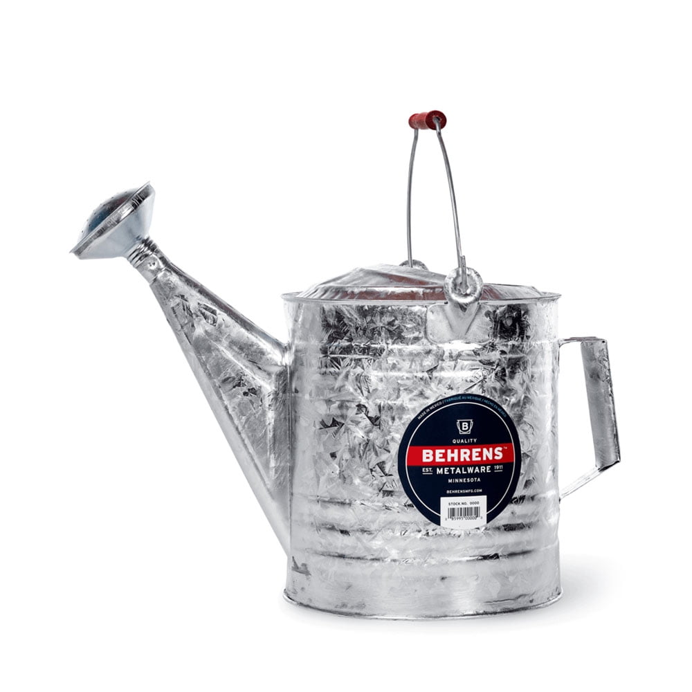 Behrens 2.5 Gallon Weatherproof Hot Dipped Steel Watering Can with Handles