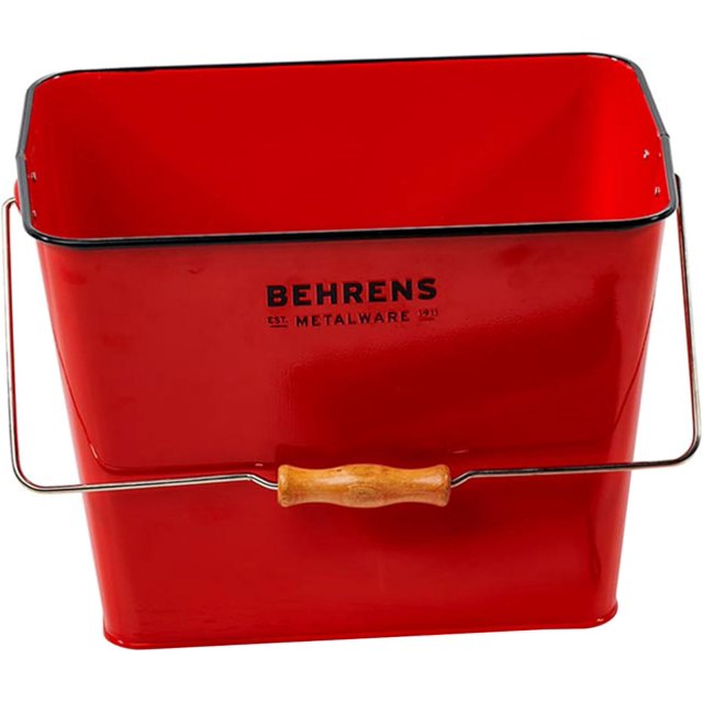 Behrens 3.5 Gallon Rectangular Galvanized Steel Cleaning Pail with