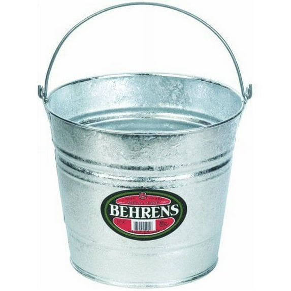 Behrens 5 qt. Galvanized Pail Gray