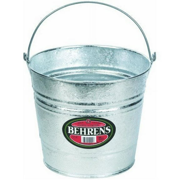 Behrens 5 qt. Galvanized Pail Gray
