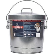 Behrens 6 Gallon Trash Can Galvanized Steel in Silver   Heritage American-Made Outdoor & Workshop Container