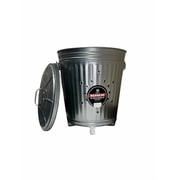 Behrens 7.5 Gallon Galvanized Steel Outdoor Compost Refuse Can