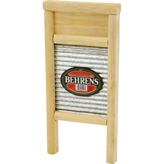 Behrens Galvanized Washboard BWBG7 - Small, Silver - Each
