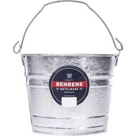 Behrens Behrens - 1205 - 5 qt. Galvanized Pail Gray