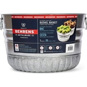 Behrens Galvanized Steel Bushel Basket