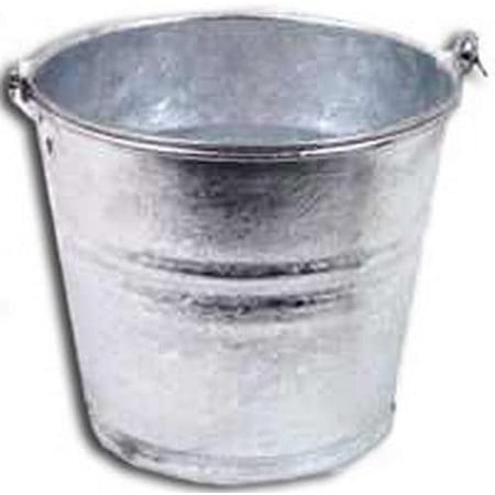 Behrens High Grade Steel 1212GS 12 Qt Silver Galvanized Steel Pail