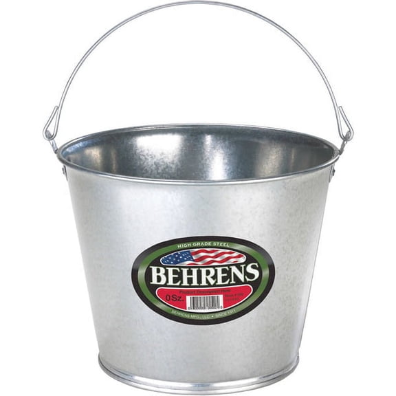 Behrens Inc 1205GS 5 Qt. Galvanized Steel Pail