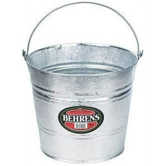 Behrens Metal Pail Galvanized 10 Qt