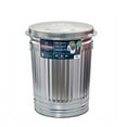 thumbnail image 1 of Behrens Metalware Galvanized Outdoor Steel Garbage Can with Lid, Silver, 1 of 8