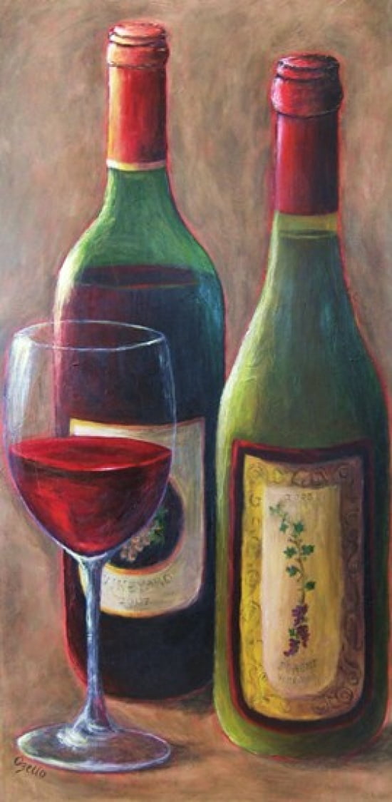 Behrent Wines Canvas Art - Debra Ozello (12 x 24)