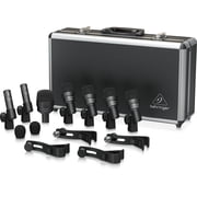 Behringer 7-Piece Drum Microphone Set for Studio and Live Applications with 2x XLR Cable