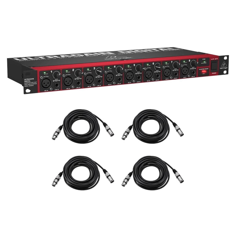 Behringer Ultragain Digital ADA8200 Audiophile 8 In/8 Out ADAT