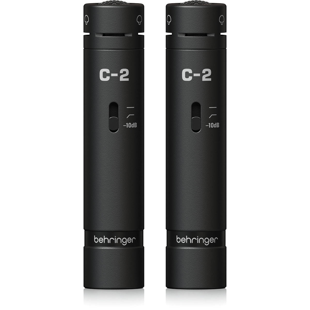 Behringer C-2 Dark Edition Matched Studio Condenser Microphones, Black, Pair