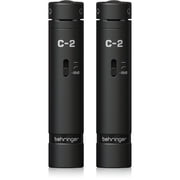 Behringer C-2 Dark Edition Matched Studio Condenser Microphones, Black, Pair