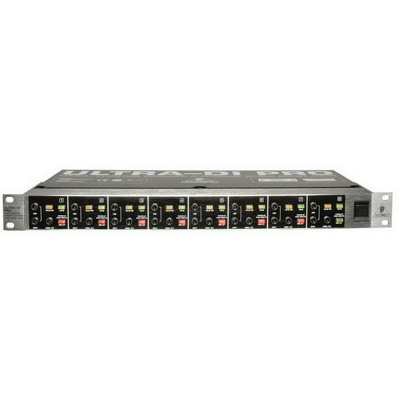 Behringer Ultra-DI Pro DI800 8-Channel Professional Mains/Phantom Powered DI-Box