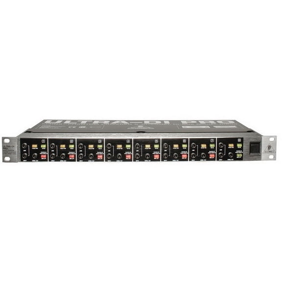 Behringer Ultra-DI Pro DI800 8-Channel Professional Mains/Phantom Powered DI-Box